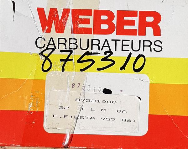 CARBURADOR WEBER NUEVO DE FORD FIESTA 86